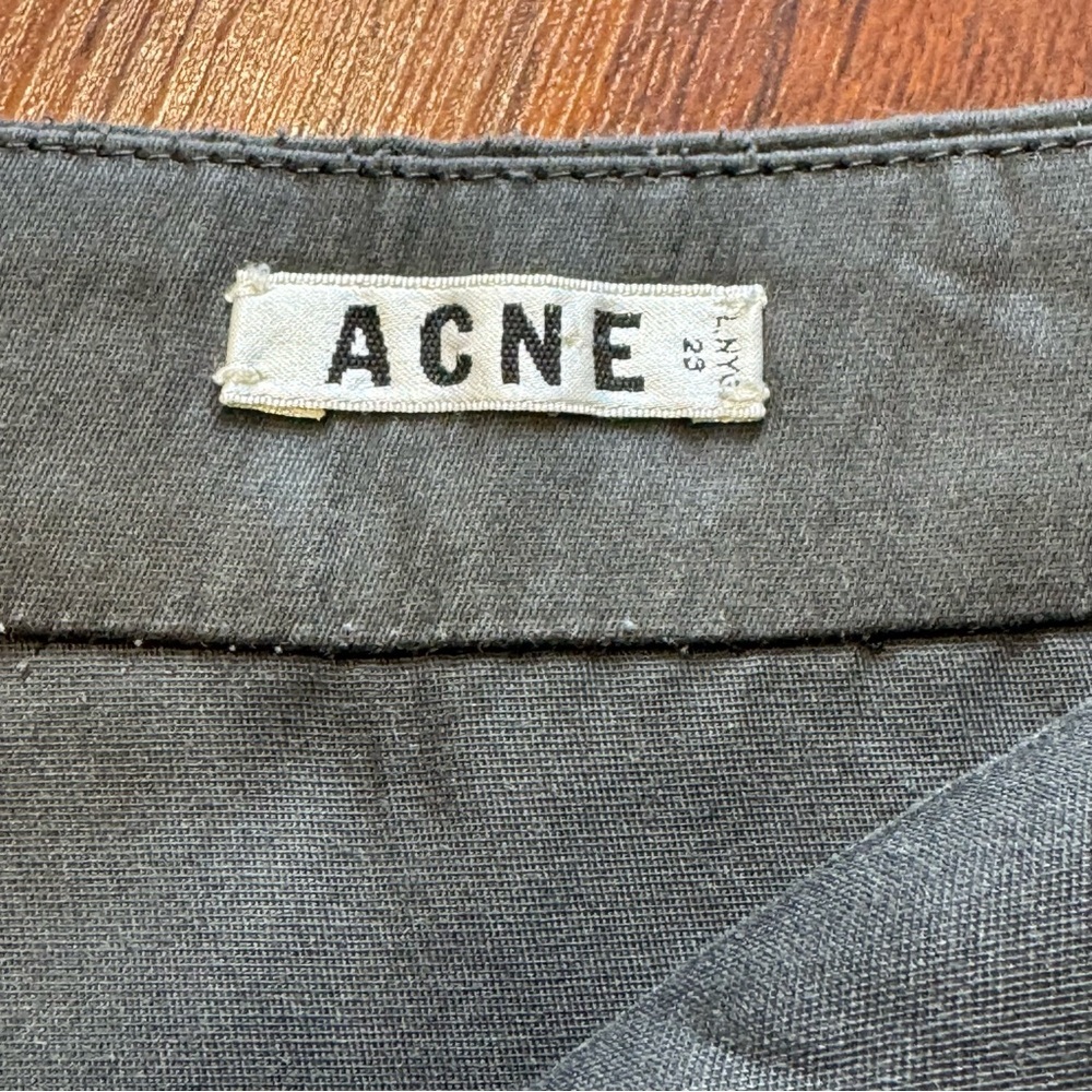 Acne Studios Mini Skirt Contrast Panel Size 42 US 10/12 - Picture 2 of 10